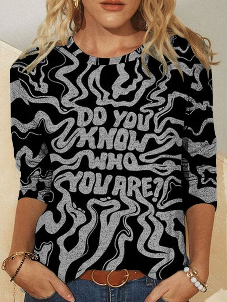 

Cotton Blends Shirts & Tops, Black, T-Shirts