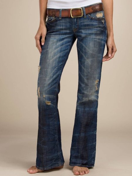 

Regolare In forma Denim Pantaloni, Blu scuro, Jeans