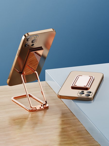 

Simple Square Phone Holder, Rose gold, Accessories