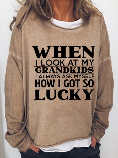 

Funny Mom Crew Neck Sweatshirt, Khaki, Hoodies&Sweatshirts