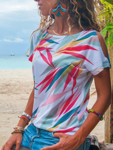 

Loosen Casual Shirts & Tops, Red, T-Shirts