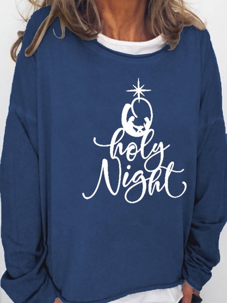

Holy Night Casual Sweatshirt, Dark blue, Hoodies&Sweatshirts