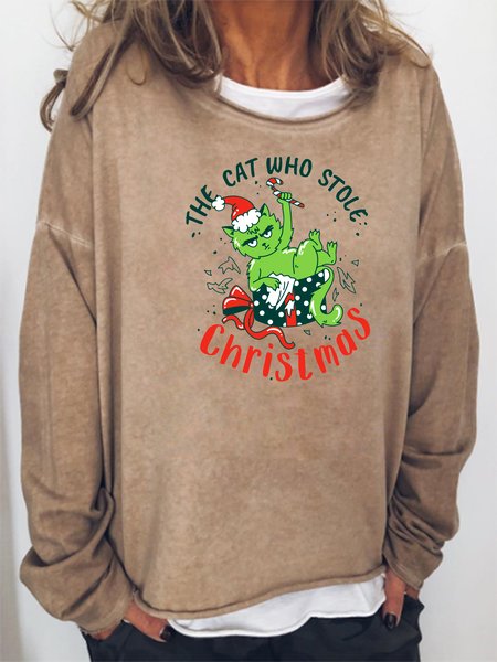 

CHRISTMAS Sweatshirt, Khaki, Hoodies&Sweatshirts