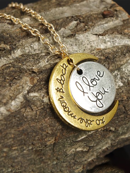 

Valentine's Day Love English Necklace, Color4, Necklaces