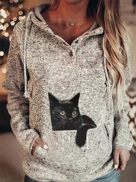 

Elegant Loosen Sweatshirts & Hoodies, Multicolor, Sweatshirts & Hoodies