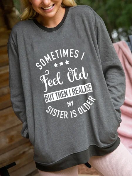 

Letter Sweatshirt, Gray, Sweatshirts & Hoodies