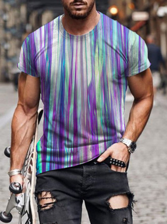 

Vintage Cotton Short Sleeve Shirts & Tops, Color2, T-shirt