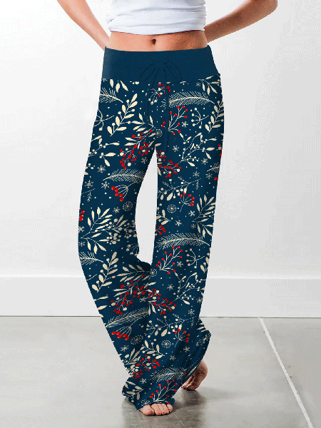 

Loosen Floral Sports Pants, Color3, Sport Pants