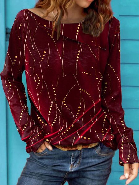 

Ombre Cotton Blends Top, Red, Tops