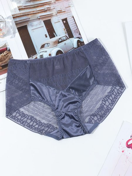 Lightweight Sexy Lace Plus Size Panties, Purple, Underwear