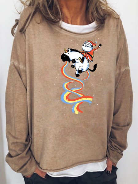 

Christmas Sweatshirt, Khaki, Hoodies&Sweatshirts