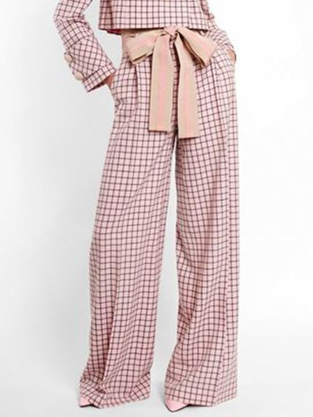 

Work Date Daily Regular Fit Pants, Pink, Wide Leg Pants