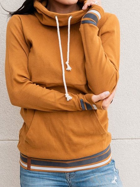 

Casual Hooded Sweatshirt, Yellow, Sweatshirts & Hoodies