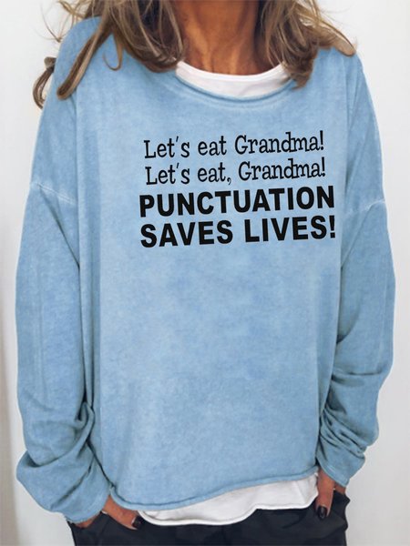 

Let's Eat Grandma Sweatshirt, Blue, Hoodies&Sweatshirts