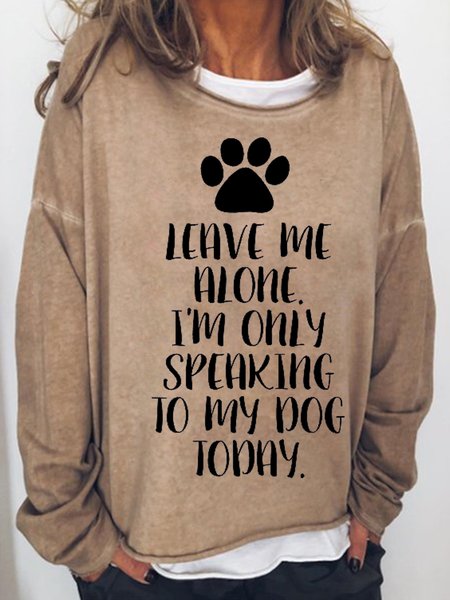 

Leave Me Alone Women's Sweatshirts, Light brown, Hoodies&Sweatshirts