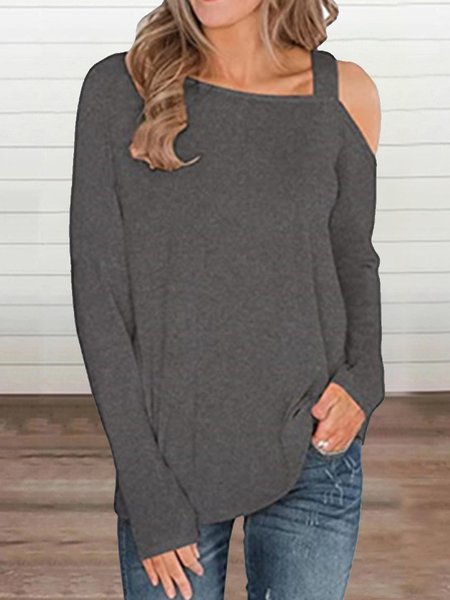 Casual Lightweight T-shirt, Deep gray, T-Shirts