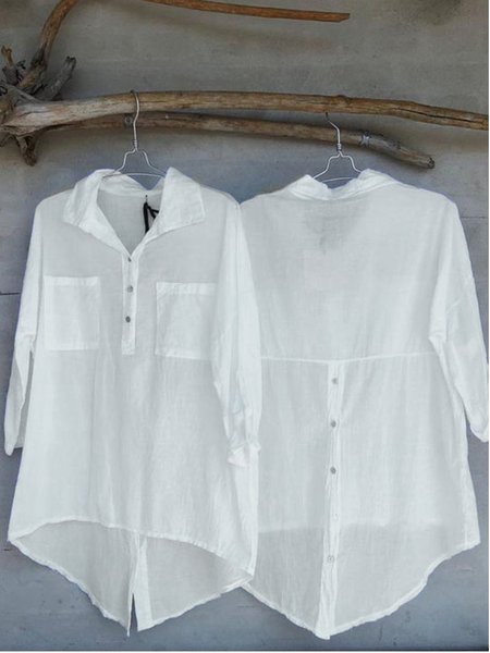 

Simple Shirts & Tops, White, Tops