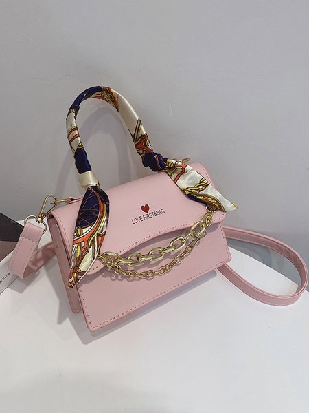 

Valentine's Day Love Chain Clutch Messenger Bag, Pink, Crossbody Bags