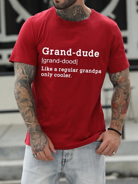 

Grand-dude Men's T-shirt, Red, T-shirts