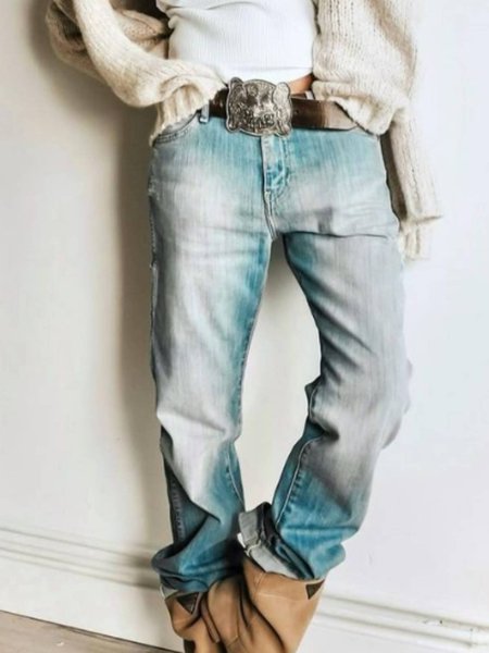 

Casual Denim Pants, Denim blue, Jeans