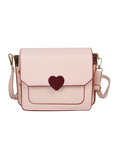 

Valentine's Day Heart Messenger Bag, Pink, Bags