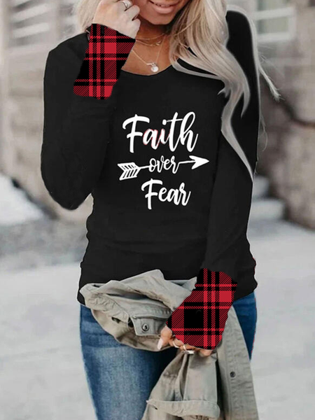 

Cotton Blends Casual Shirts & Tops, Black, Long sleeve tops