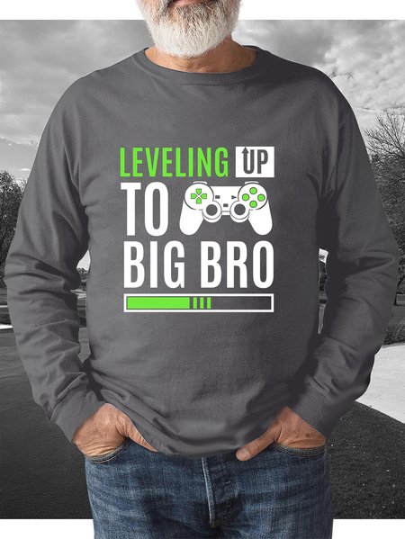 

Leveling Game Men's sweatshirt, Gray, Hoodies&Sweatshirts