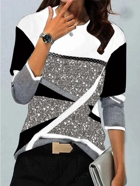 

Loosen Hooded Casual Shirts & Tops, Black, Tees & T-shirts