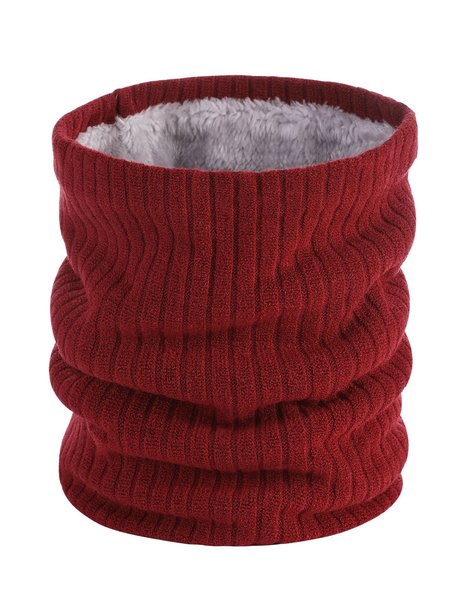 

Simple Plain Plus Velvet Warm Scarf, Datered, Scarves&Gloves