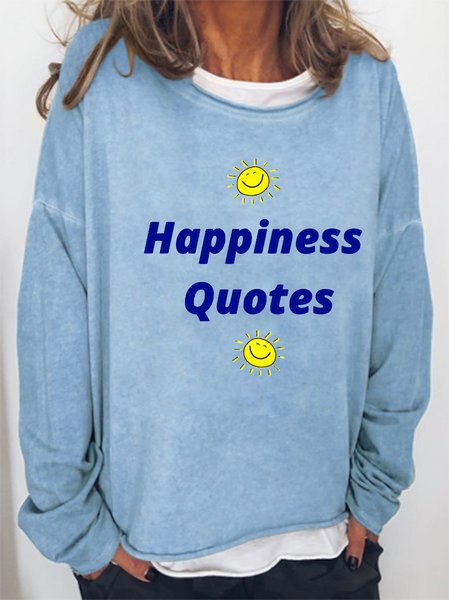 

Happiness Quoter Women's sweatshirt, Light blue, Hoodies&Sweatshirts
