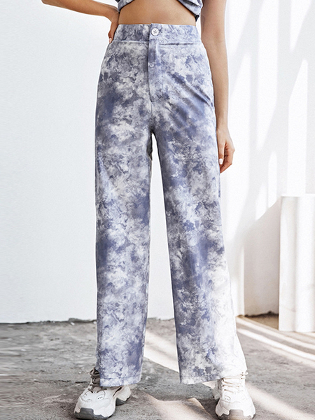 

Graphic Fashion Pants Fashion Vacation Statement, Multicolors, Pants