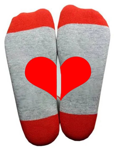 

Love Socks, Light gray, Socks