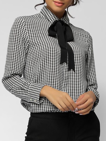 

Work Long Sleeve Regular Fit Top, Black, Blouses and Shirts