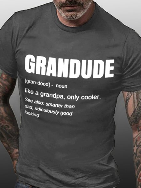 

Grandude Men's T-shirt, Deep gray, T-shirts