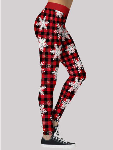 

Casual Regular Fit Cotton Blends Long Pants, Red, Leggings