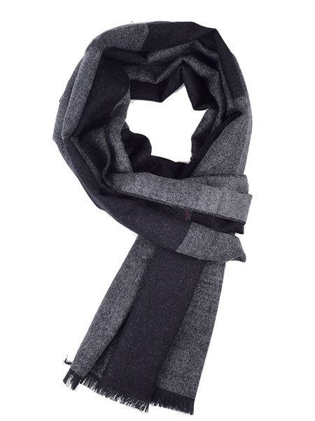 

Checked Warm Scarf, Black, Scarfs