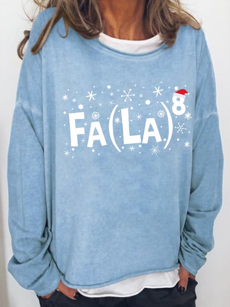 

FALA Teacher Snowflake Sweatshirt, Light blue, Hoodies&Sweatshirts