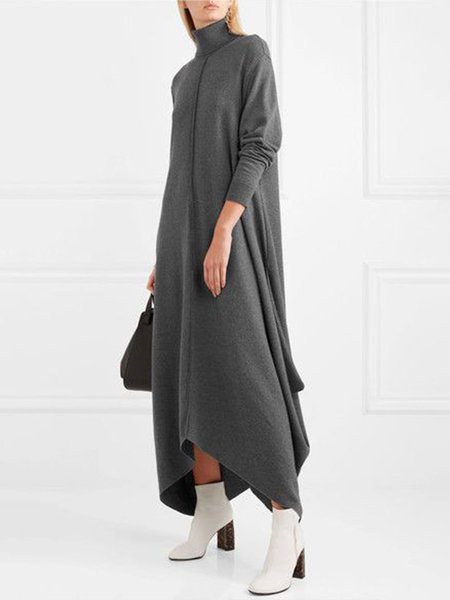 

Statement Loosen Daily Maxi Dress, Gray, Maxi Dresses