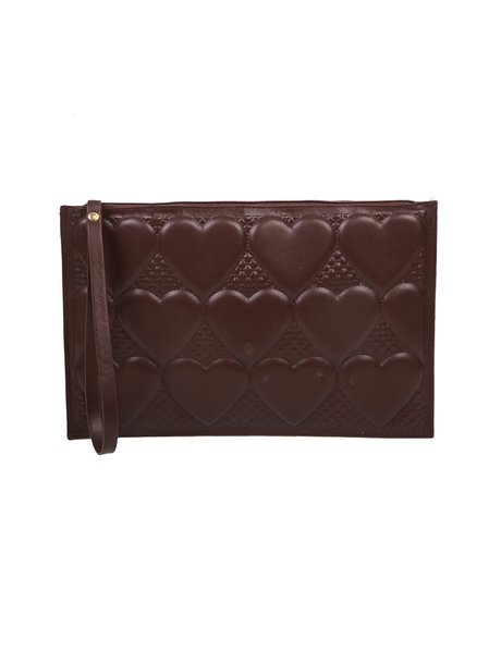 

Valentine's Day Elegant Love Embossed Clutch, Coffee, Clutches