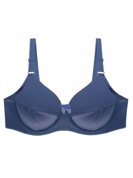 

Glossy Breathable Plus Size Underwear, Deep blue, Intimates