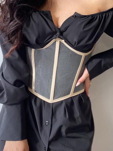 

Women Vintage Standard Wide Belts, Apricot, Accessories