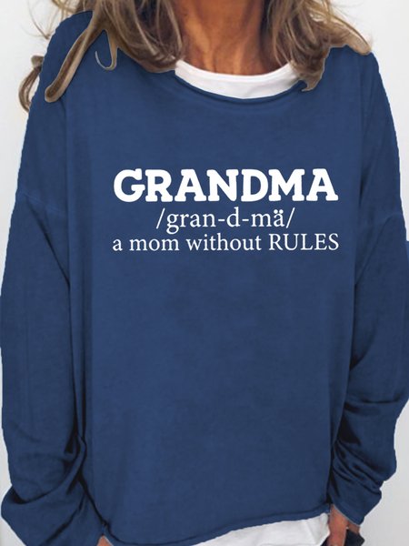 

Cool Grandma Club Grandma Rules Sweatshirts, Dark blue, Hoodies&Sweatshirts