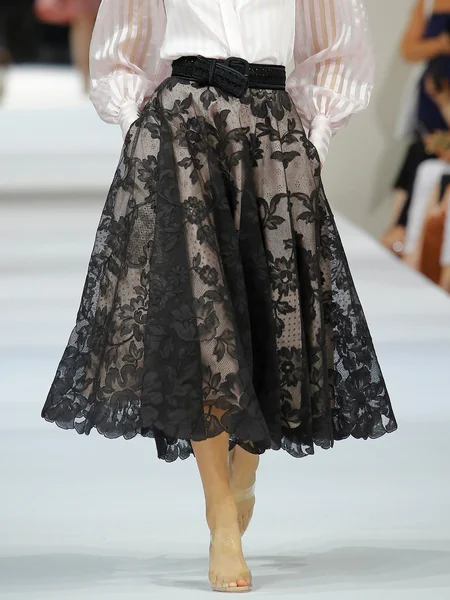 

Elegant Regular Fit Solid Skirt, Black, Skirts