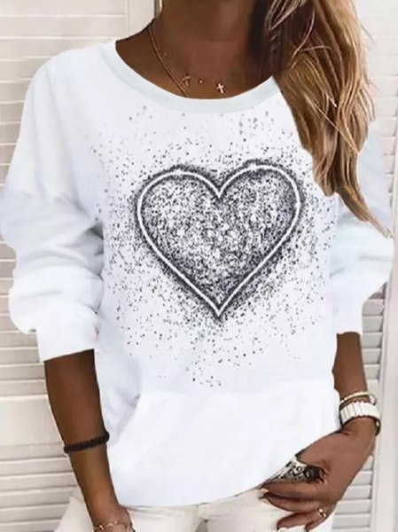 

Off Shoulder Casual Sweatshirt, White, Sweatshirts & Hoodies