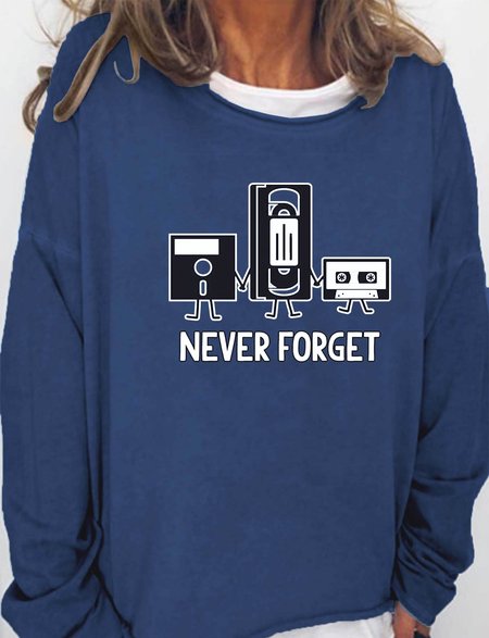 

Never Forget Women's sweatshirt, Deep blue, Hoodies&Sweatshirts