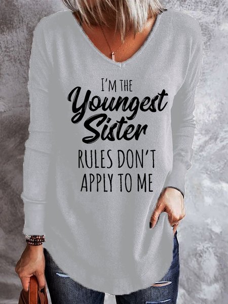 

Sister Funny Casual Sweatshirt, White, Long sleeves