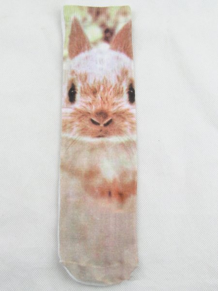 

Personalized Casual Cat And Rabbit Print Ankle Socks, Color5, Socks