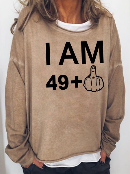 

I am 49 plus One Sweatshirt, Khaki, Hoodies&Sweatshirts