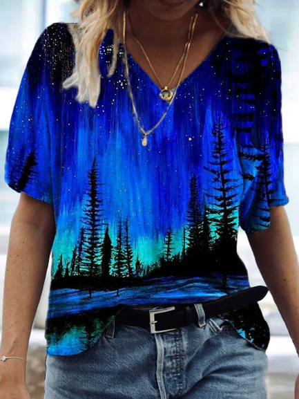 

Loosen T-shirt, Blue, T-Shirts