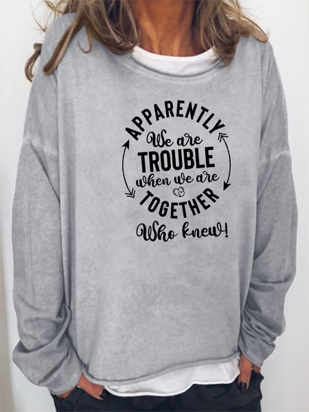 

Crew Neck Sweatshirt, Gray, Hoodies&Sweatshirts